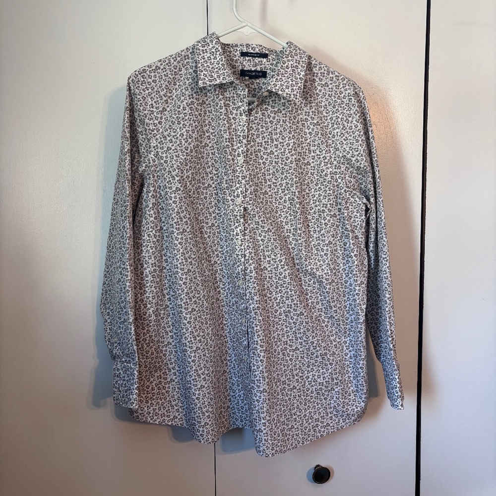 Women's Land's End Supima Cotton Plus Size Animal Print shirt